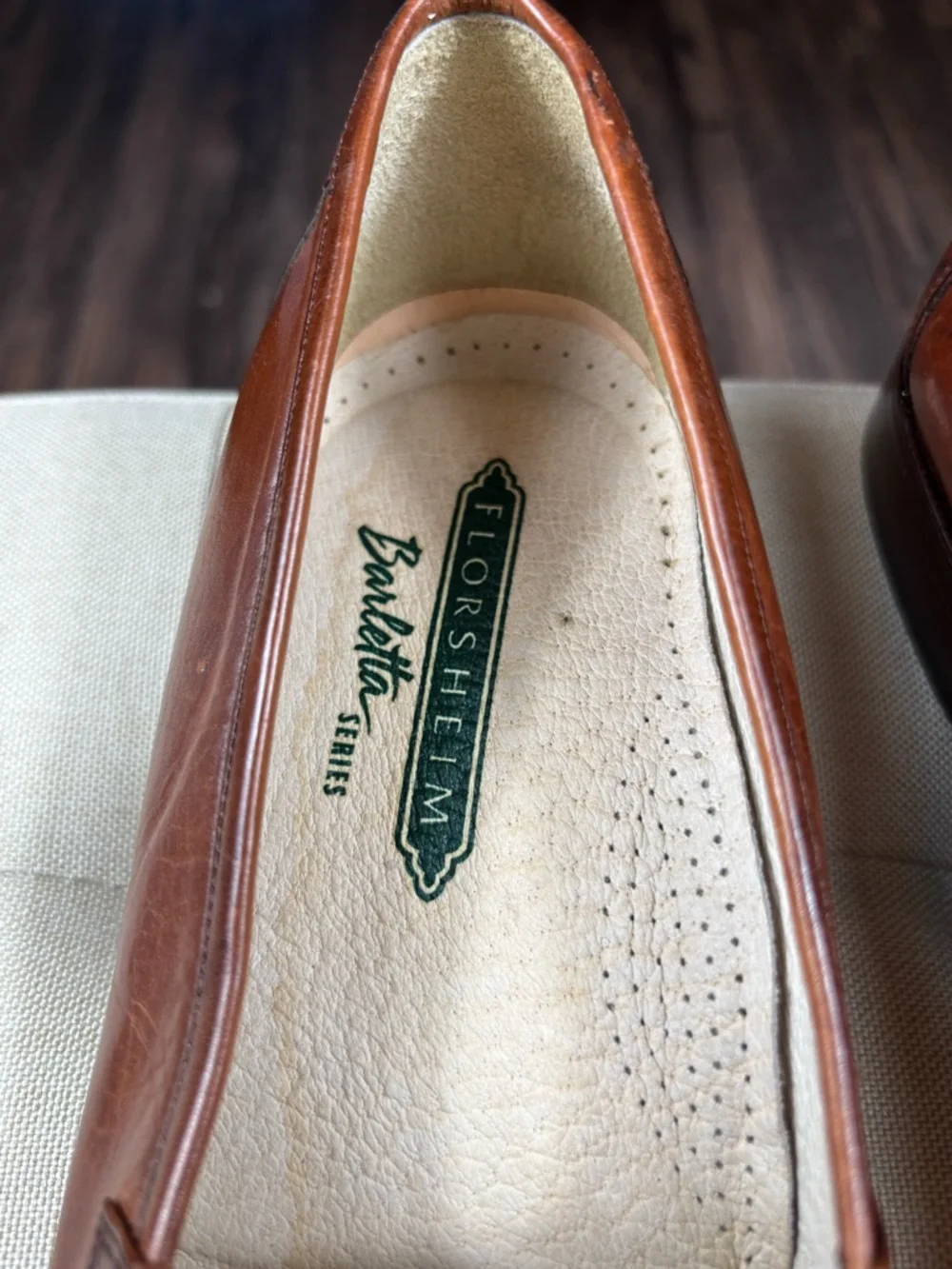 Florsheim Imperial Benedict Tassel Loafers Brown Leather Made Italy Men’s 8D